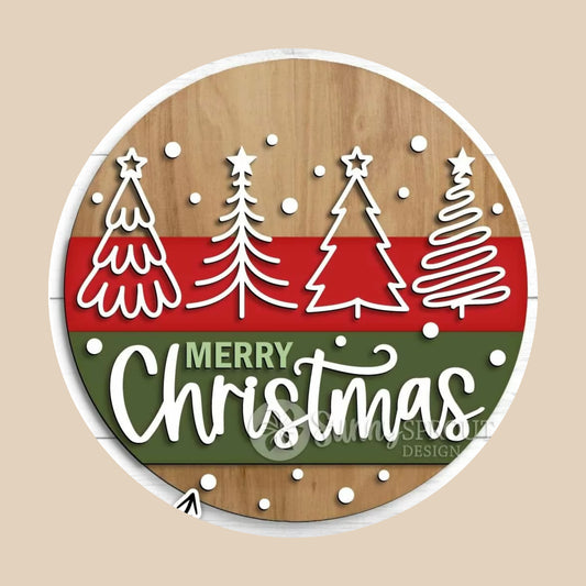 0075 - Hand Drawn Christmas Trees