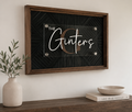 Personalized Family Name Sign | Custom Wood & Acrylic Last Name Wall Decor | Modern Farmhouse Housewarming & Wedding Gift