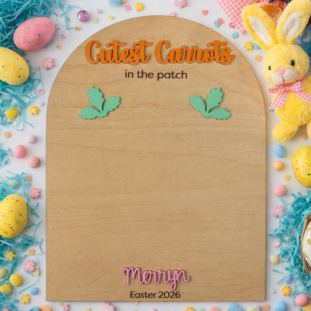Custom Easter Keepsake - Carrots