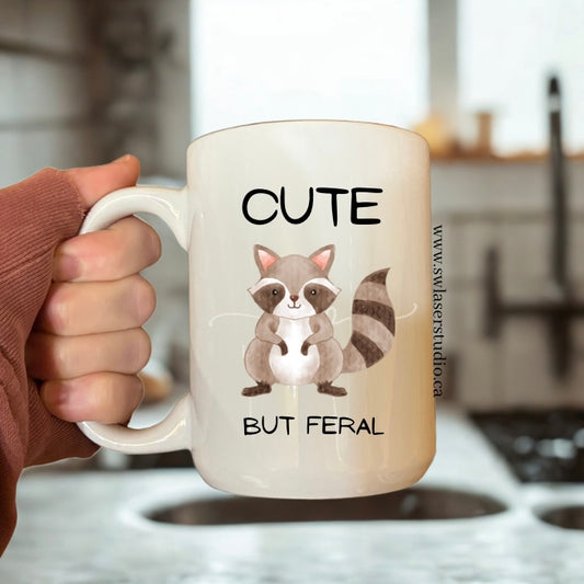 MUG - Cute but Feral