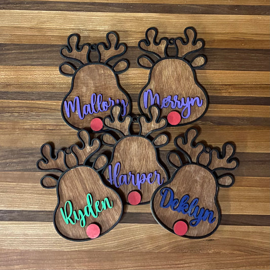 Ornament - Personalized Reindeer