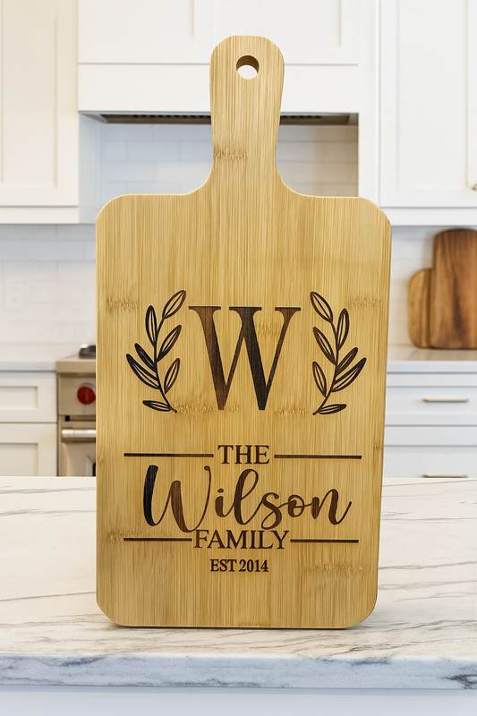 Last Name Cutting Board