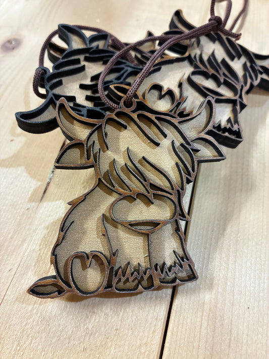 Ornament - Highland Cow