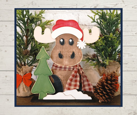 0059 - Freestanding Christmas Moose