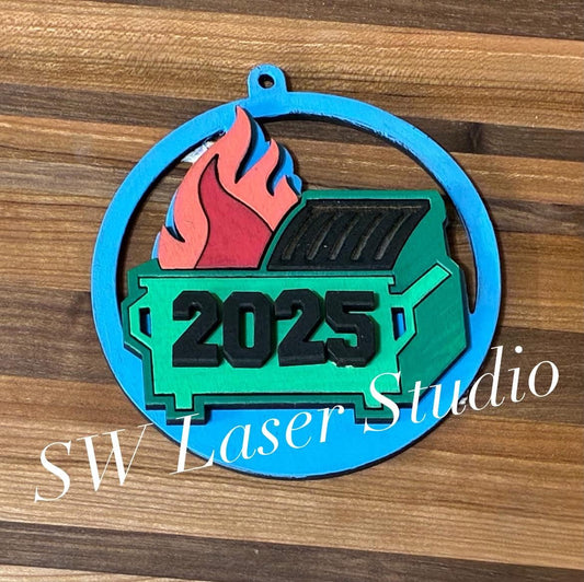 Ornament - Dumpster Fire