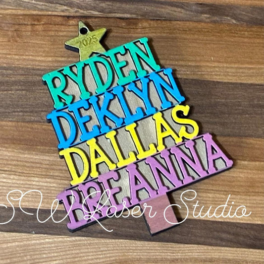 Ornament - Personalized Tree