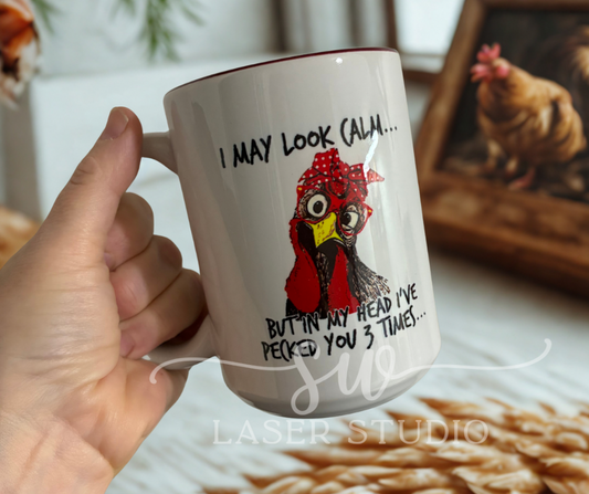 MUG - I’ve Pecked you 3 times