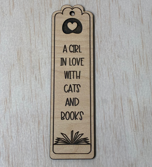 BOOKMARK - Cats & Books