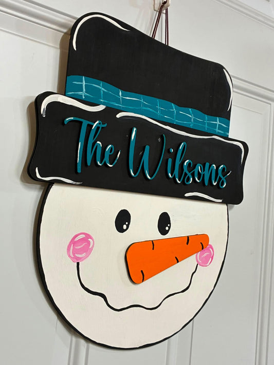 0132 - DIY craft kit, Layered Snowman