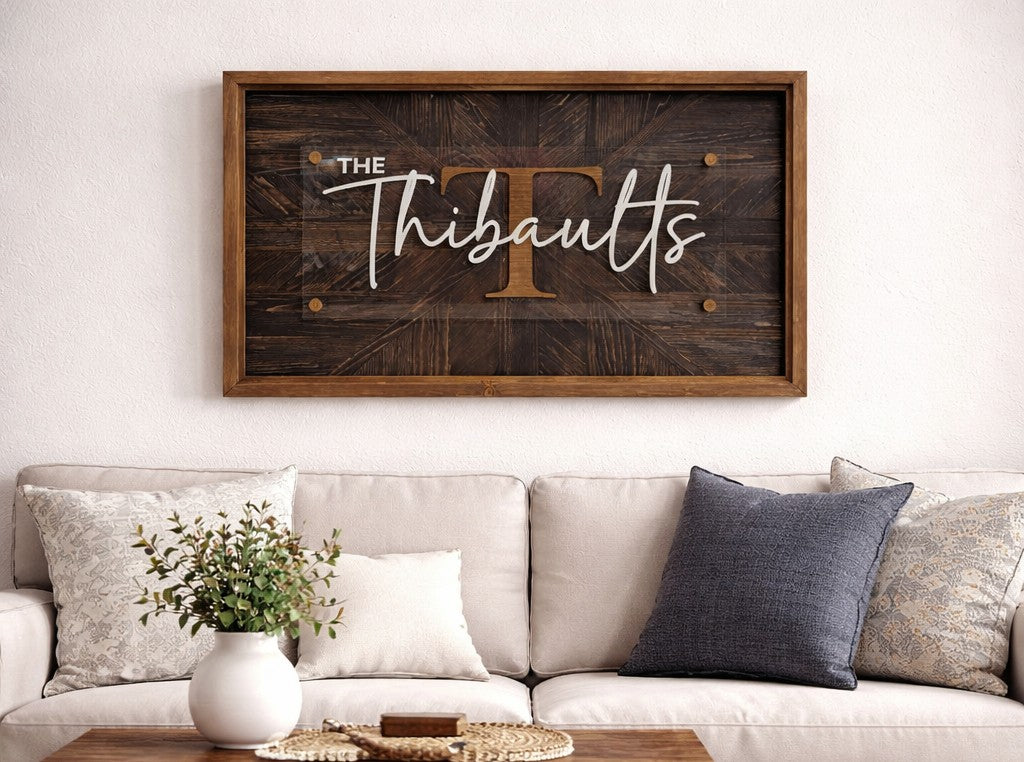 Mosaic Wood Sign - Pattern 1