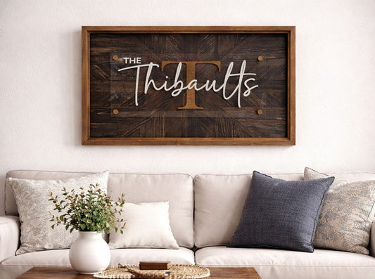 Mosaic Wood Sign - Pattern 1
